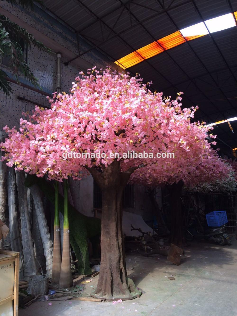 2017 China alibaba wholesale artificial cherry blossom trees fake indoor&outdoor cherry blossom tree for wedding decoration