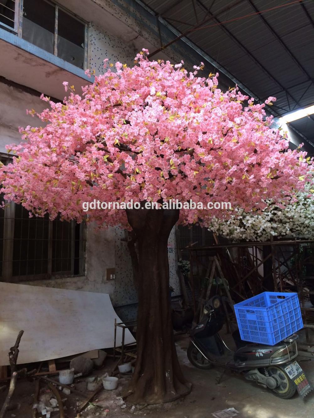 2017 China alibaba wholesale artificial cherry blossom trees fake indoor&outdoor cherry blossom tree for wedding decoration