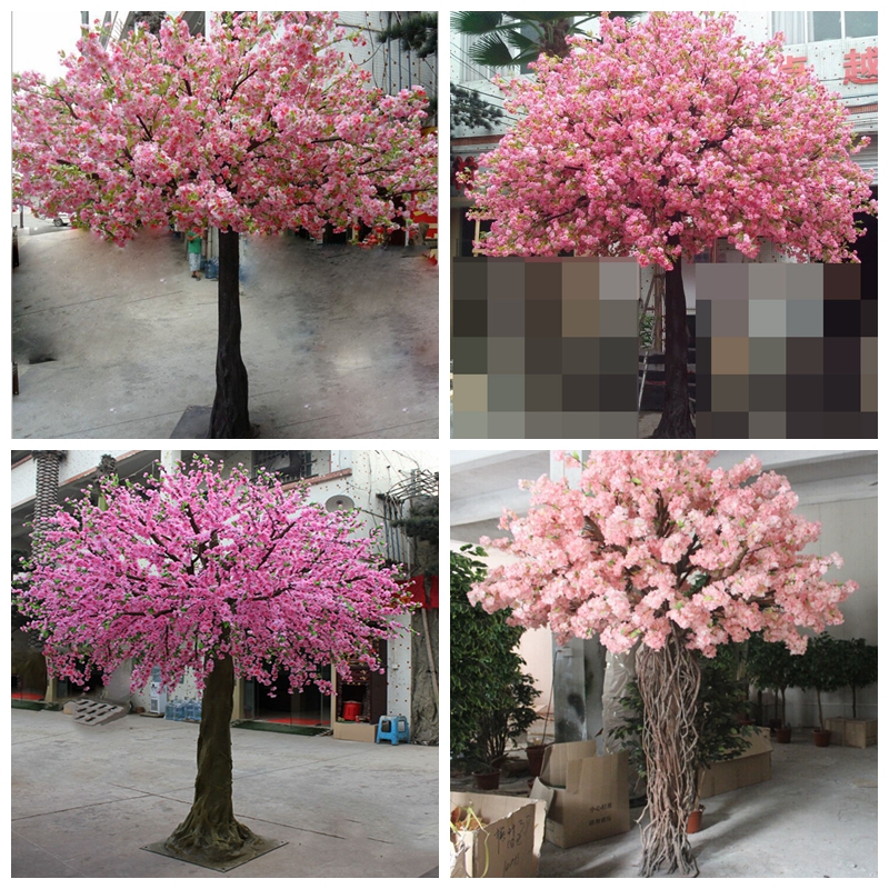 2017 China alibaba wholesale artificial cherry blossom trees fake indoor&outdoor cherry blossom tree for wedding decoration