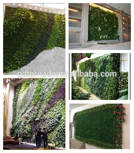 2017 Hot Sale Greenery Wall Artificial Plant Wall Artificial/fake Wall Hang Plant For Indoor/home Decorative